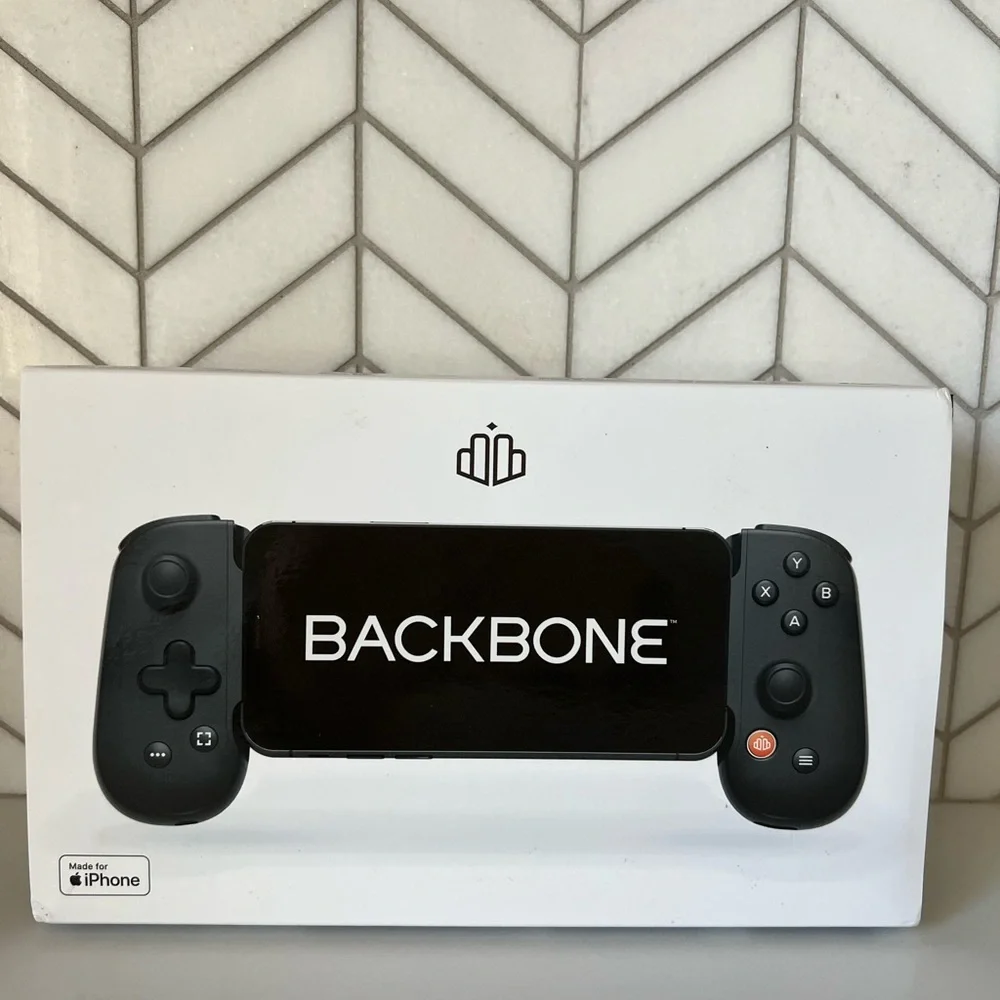 Black Mobile Gaming Controller for iPhone